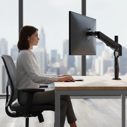 Ergonomie a více místa na stole