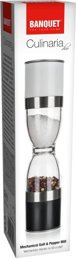 Elegantní nerez s průhlednými zásobníky