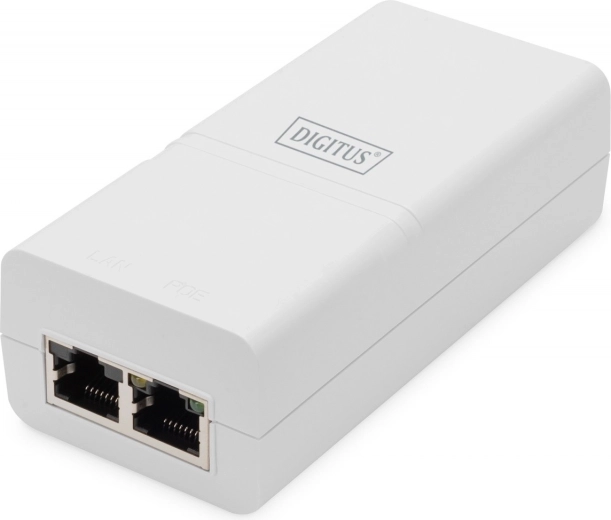 PoE+ injektor 802.3at 30 W, gigabit 10/100/1000, bílý – DIGITUS