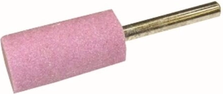 Brusné tělísko válcové 5 × 10 mm se stopkou 3 mm, zrnitost 100, tvrdost L, struktura 8