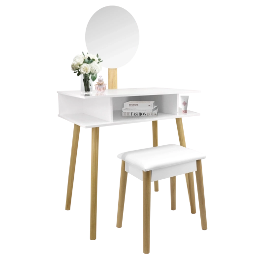 Kulaté zrcadlo pro perfektní líčení