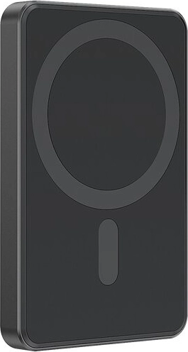 Magnetická bezdrátová powerbanka 5000 mAh 15 W černá