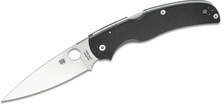Spyderco Native Chief zavírací kapesní nůž 10,4 cm satin, černá G-10 - 1 kus