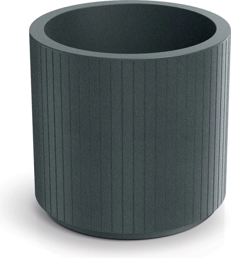 Květináč Coro Round 40 cm grafitový