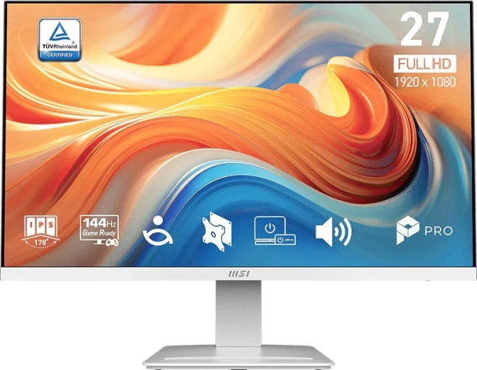 MSI PRO MP273W E14A 27" herní a kancelářský monitor bílý