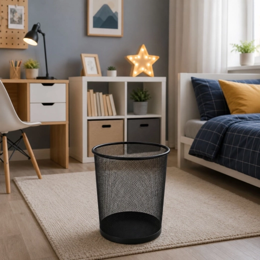 Elegantní černý design a kulatý tvar