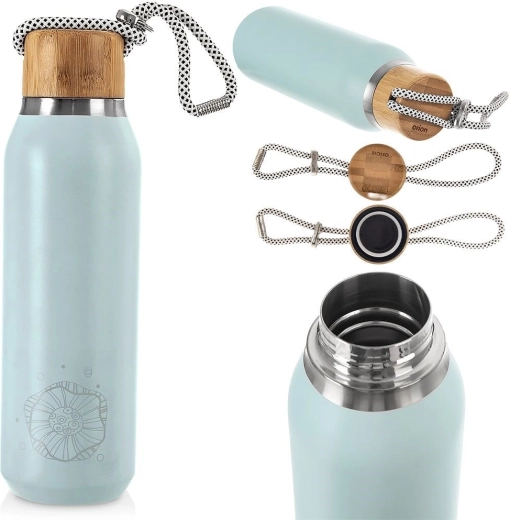 Bambusové víčko se šňůrkou a spolehlivým těsněním