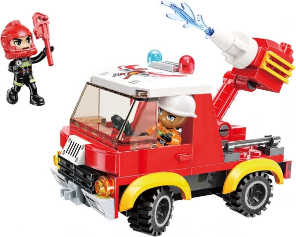 QMAN Mine City lehký hasičský vůz stavebnice