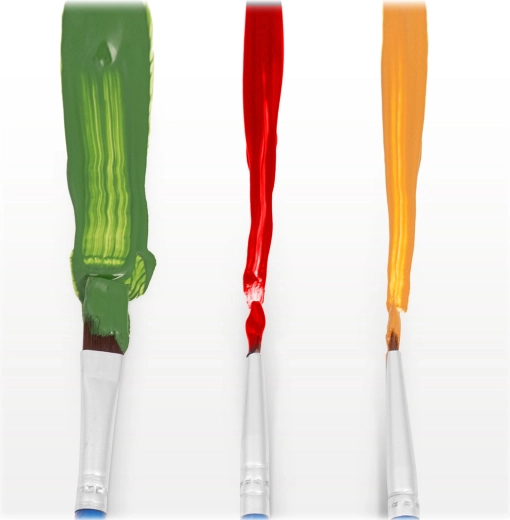 Sada štětců pro detaily i velké plochy