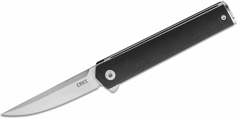 Kapesní nůž CRKT CEO Compact Black, 6,6 cm, černý, GRN
