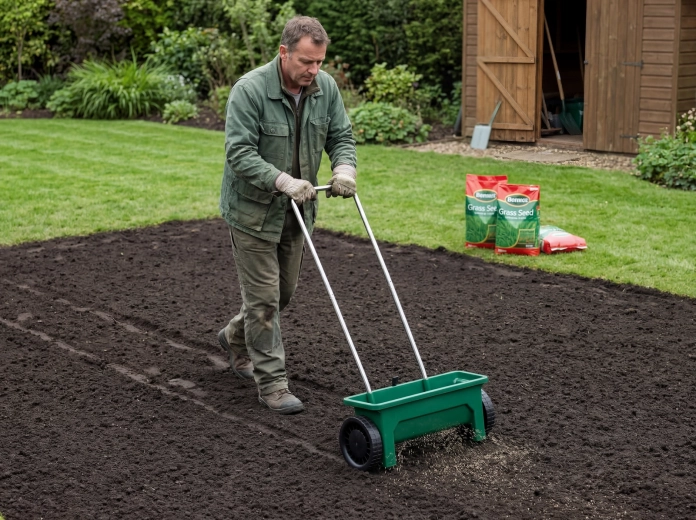 Rovnoměrný rozptyl pro hustý trávník