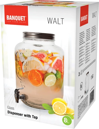 Velký objem 8 litrů pro každou párty