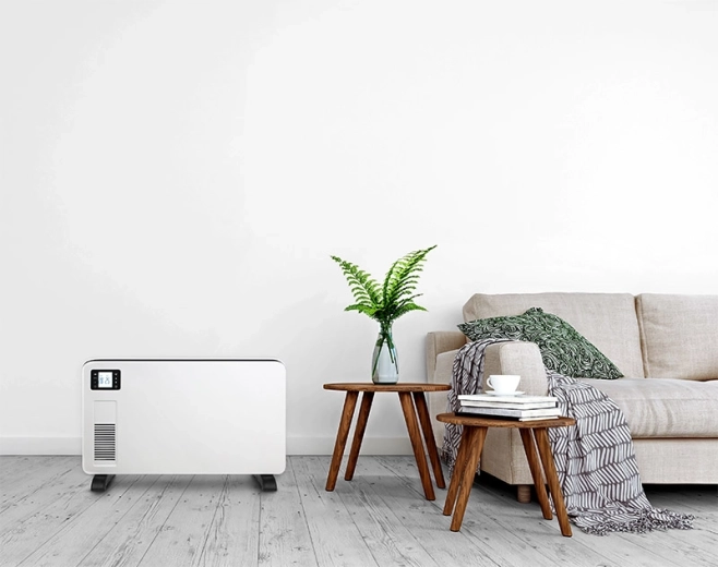 Rychlé vyhřátí díky výkonu až 2300 W a ventilátoru