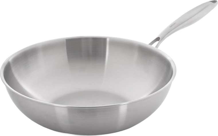 Hluboký tvar woku pro snadné restování
