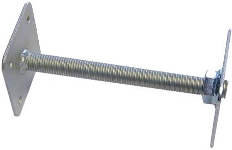 Patka pilíře nastavitelná 110 × 110 mm, výška 330 mm, pro závitové tyče 24 mm
