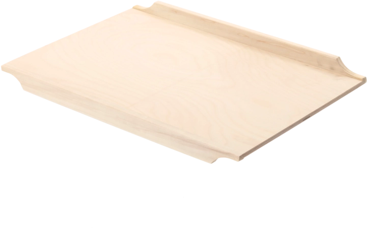 Dvoustanná kuchyňská stolnice z bukové překližky 35 × 50 cm