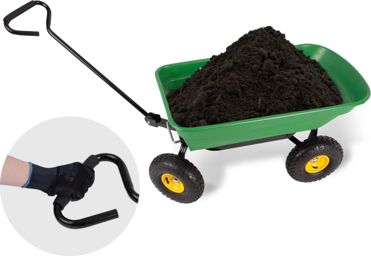 Nafukovací kola a pohodlná rukojeť