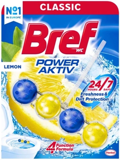 Bref Power Aktiv WC závěs Lemon 50 g