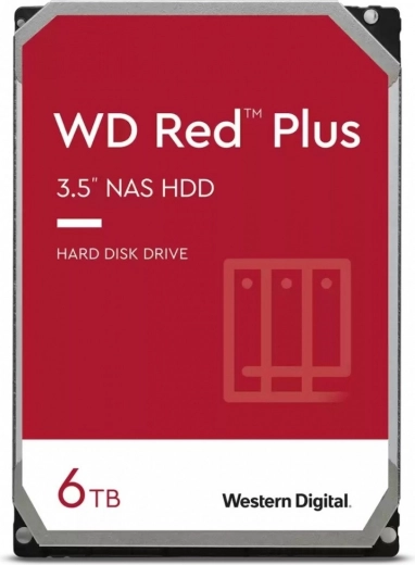 WD Red Plus 6TB Pevný Disk 3,5"