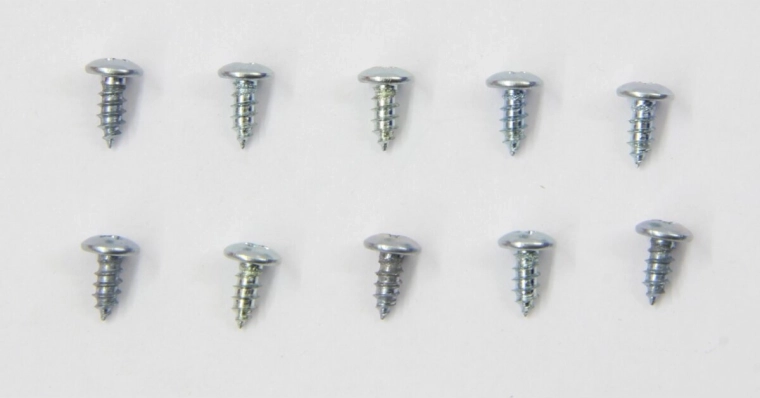Samovrtné šrouby do plechu M2,9 × 6,5 mm JAMARA, 10 kusů