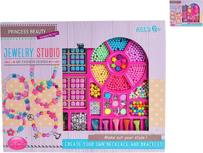 Sada na výrobu náramků v plechové krabičce pro děti