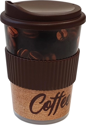 Kelímek s pítkem 0,25 l s manžetou PH Ekoline Coffee