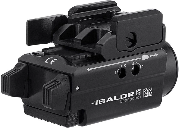 Olight Baldr S 800 černé zbraňové svítilno se zeleným laserem - 1 kus
