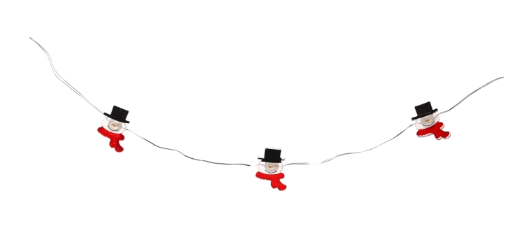 Roztomilé sněhuláky na každé žárovce