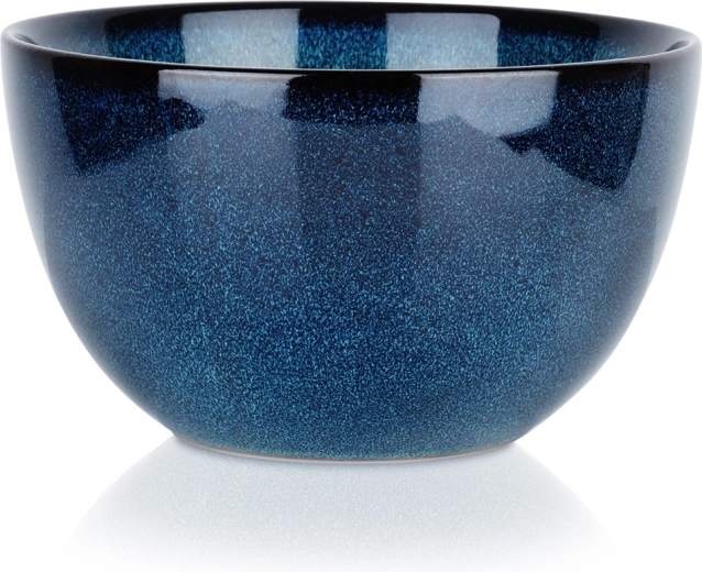 Keramická miska 14 cm, 700 ml – modrá glazura