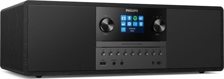 Silný a čistý zvuk 50 W se stereo bass‑reflexem