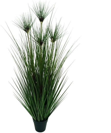 Garden Line umělý dekorativní papyrus v květináči 120 cm