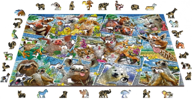 Speciální figurky ve tvaru zvířat a objektů