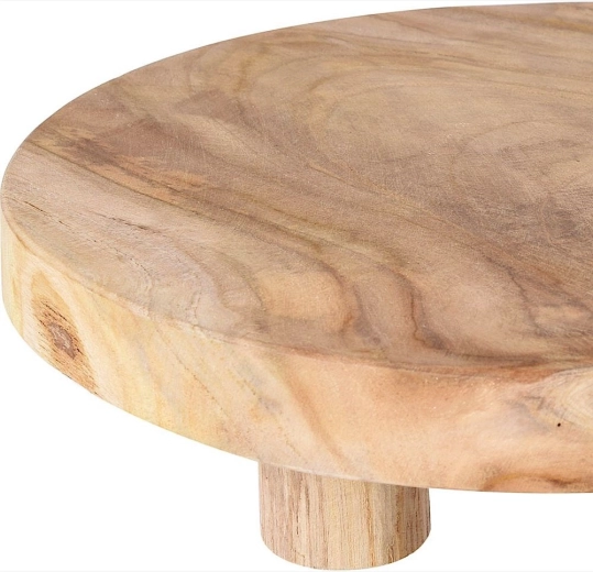 Masivní teakové dřevo s přírodní kresbou