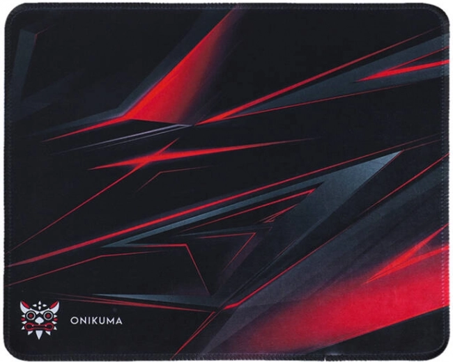 Herní podložka pod myš ONIKUMA černo‑červená 350 × 300 mm