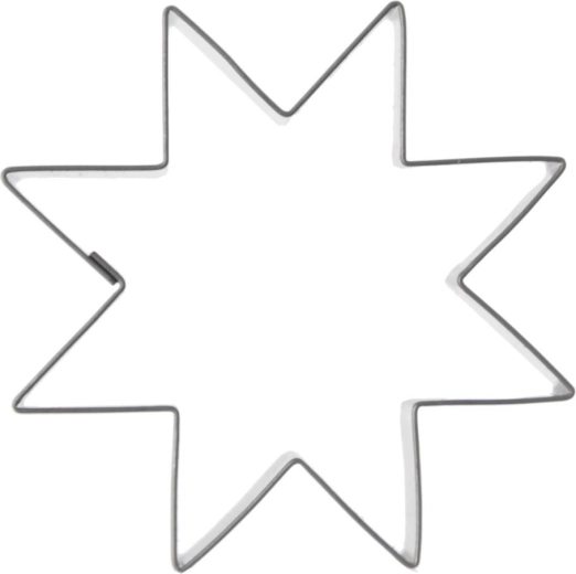 Vykrajovátko Orion hvězda z nerezové oceli 6 cm