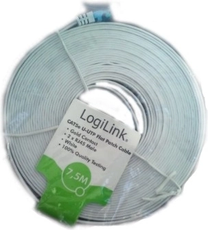 LogiLink plochý patch kabel CAT5e U-UTP 15 m
