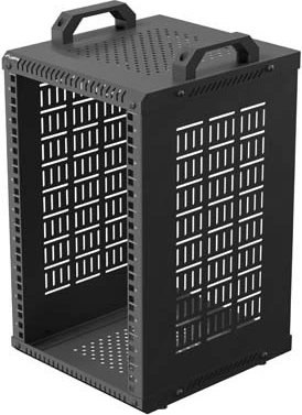 Otevřený rack 10" 9U 280 × 300 černý Lanberg