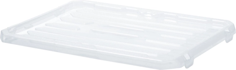 Plastové víko k úložnému boxu Cargobox 300 × 200 × 20 mm, transparentní