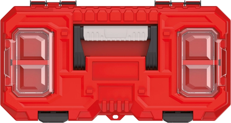 Dva průhledné organizéry ve víku