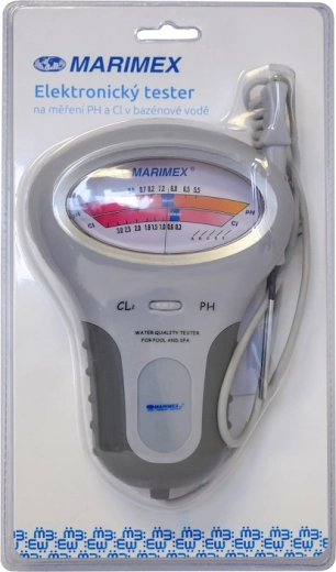 Elektronický tester pH a volného chloru do bazénu
