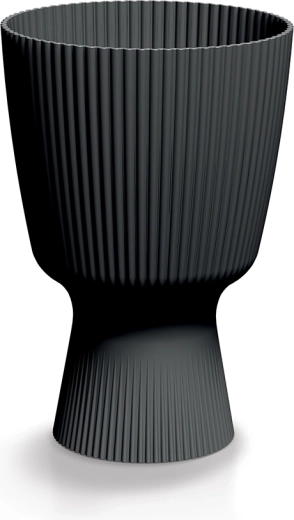 Květináč Milly Round 18,8 cm uhelný