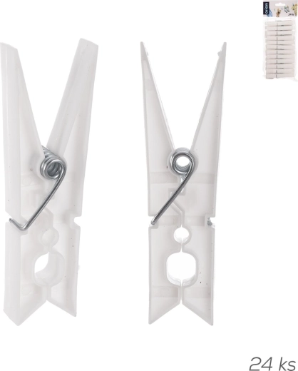 Prádelní kolíčky z polypropylenu - 24 ks