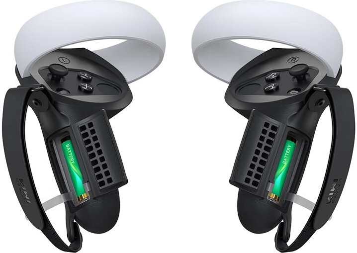 Kryt s gripem a otvorem pro baterii pro Meta Quest 2 od Kiwi Design, černý