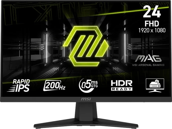 Herní monitor MSI 24" MAG 244F Rapid IPS 200 Hz