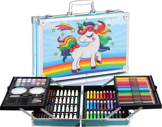 Dětská výtvarná sada RENEW FORCE Pony s jednorožcem, 145 dílů
