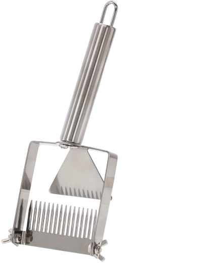 Nerezový odvíčkovací vidlička na med 25 × 8 cm