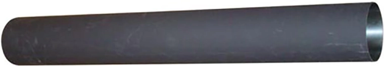 Kouřová roura 160 mm, délka 750 mm, tloušťka 1,5 mm, černá