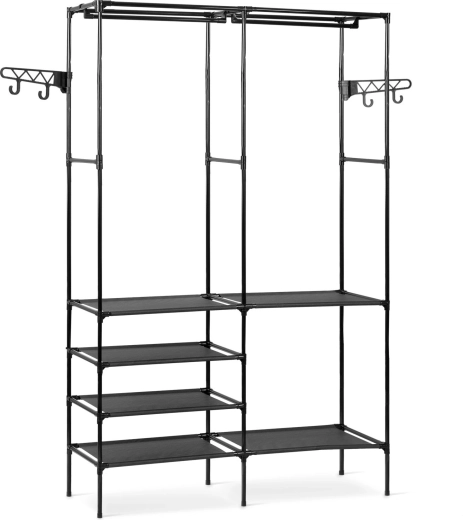 Dvě závěsné tyče a tři výškové úrovně