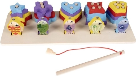 2 v 1: sorter tvarů a chytání rybiček
