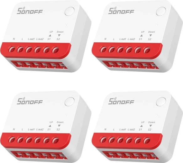 Chytrý roletový spínač Zigbee SONOFF Mini-ZBRBS (sada 4 ks)